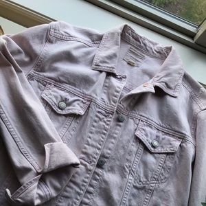 Lavender denim jacket